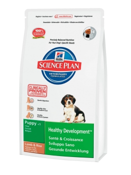 Science Plan Puppy Healthy Development Ягненок и Рис 12кг
